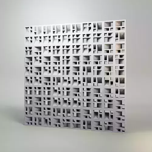 ROSTER CURTAIN PANEL RST-LB3 3D model
