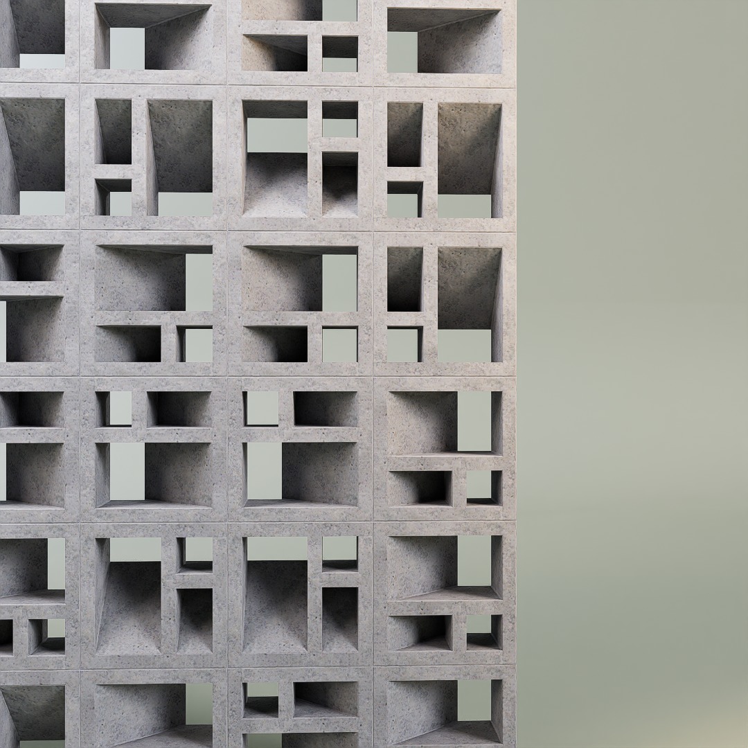 ROSTER CURTAIN PANEL RST-LB3 3D model_2