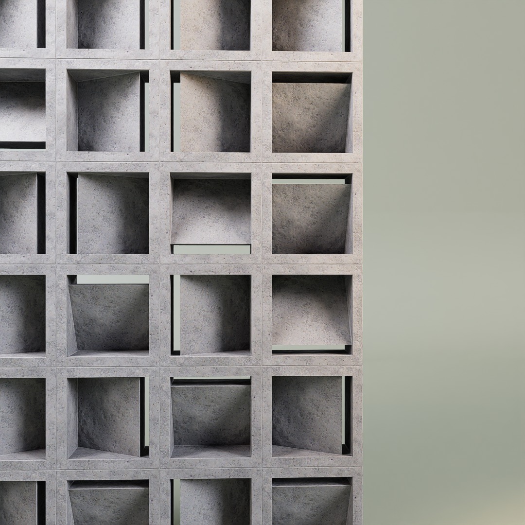 ROSTER CURTAIN PANEL RST-LB1 3D model_2