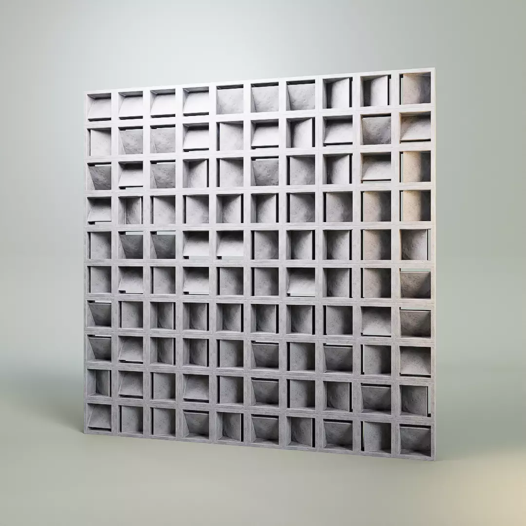 ROSTER CURTAIN PANEL RST-LB1 3D model_0