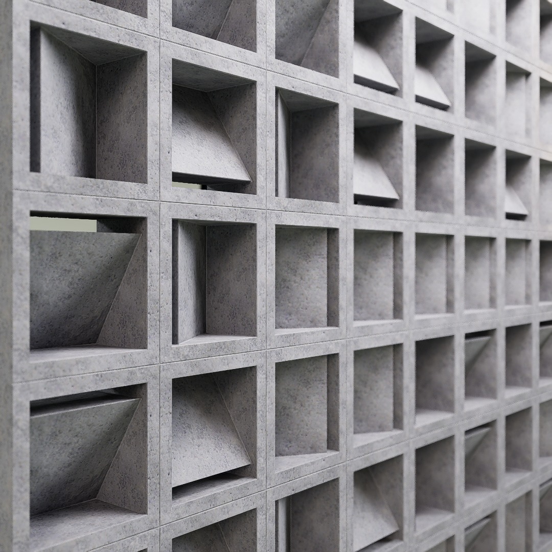 ROSTER CURTAIN PANEL RST-LB1 3D model_1