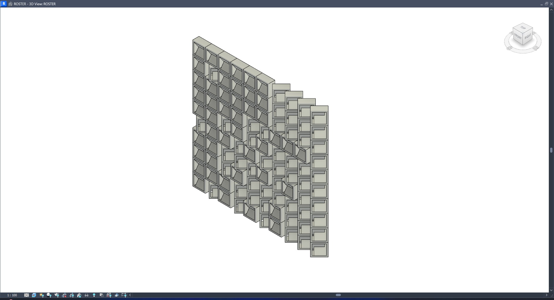 ROSTER CURTAIN PANEL RST-K 3D model_4