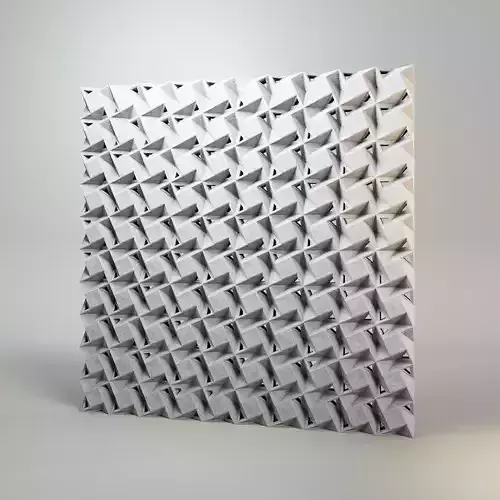 ROSTER CURTAIN PANEL RST-FAN 3D model