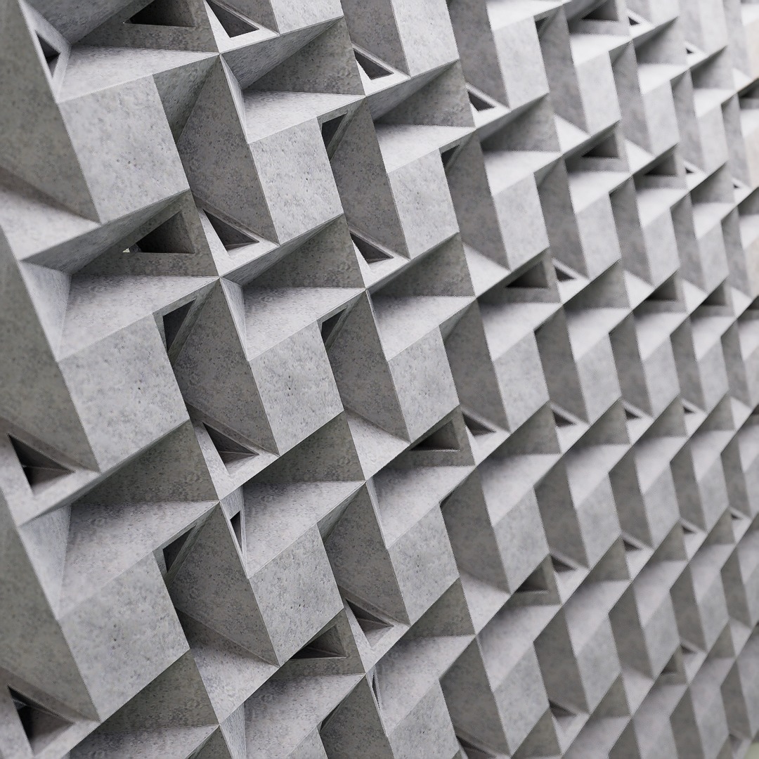 ROSTER CURTAIN PANEL RST-FAN 3D model_1