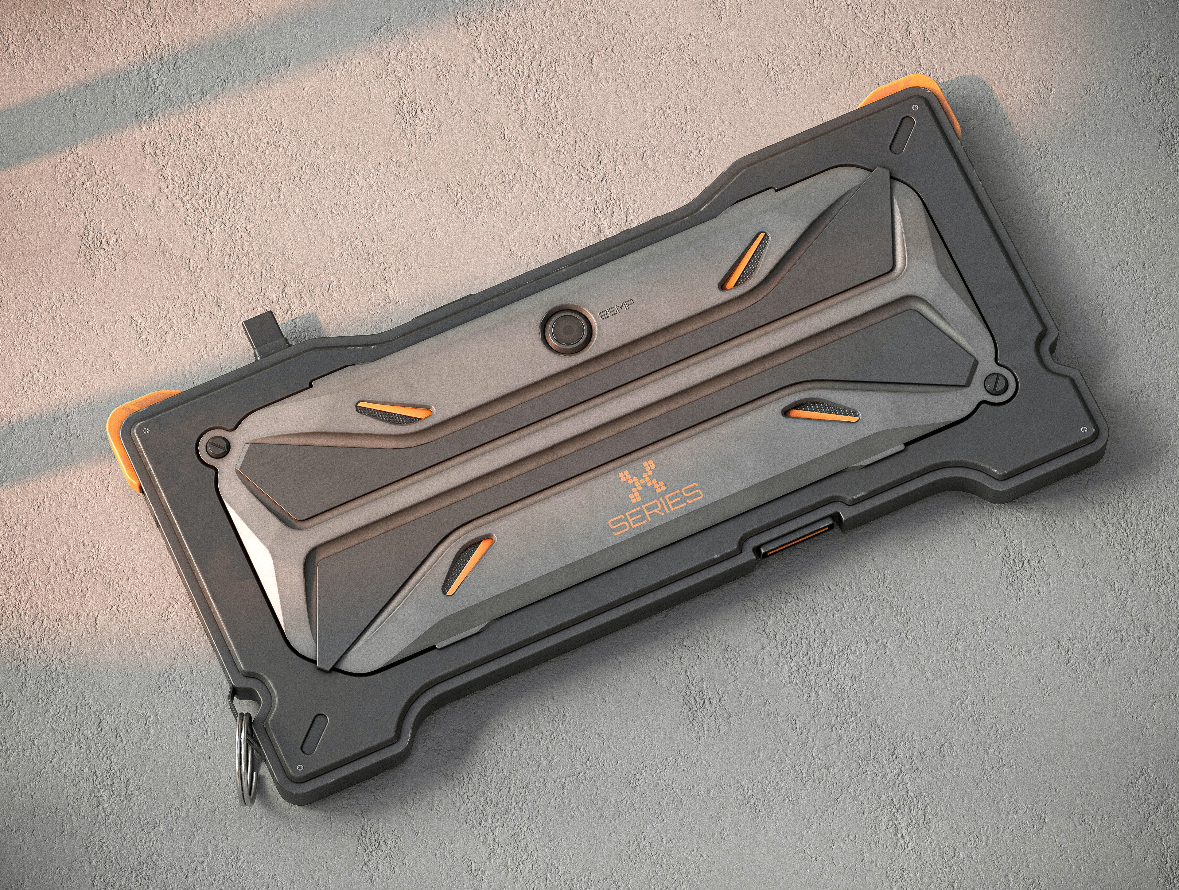 Sci-fi Controller X1 PBR Low-poly 3D model_15