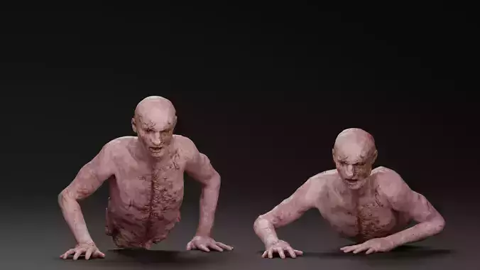 Dismembered Zombie Crawler 2