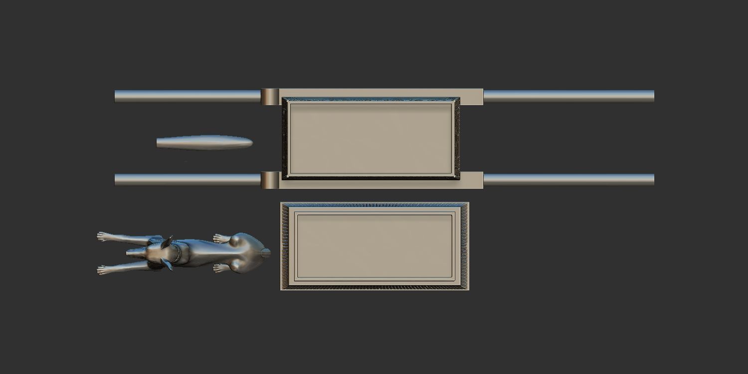 Tutankhamun Anubis Shrine 3d printable model 3D print model_15