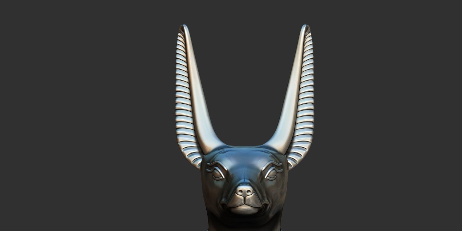 Tutankhamun Anubis Shrine 3d printable model 3D print model_14
