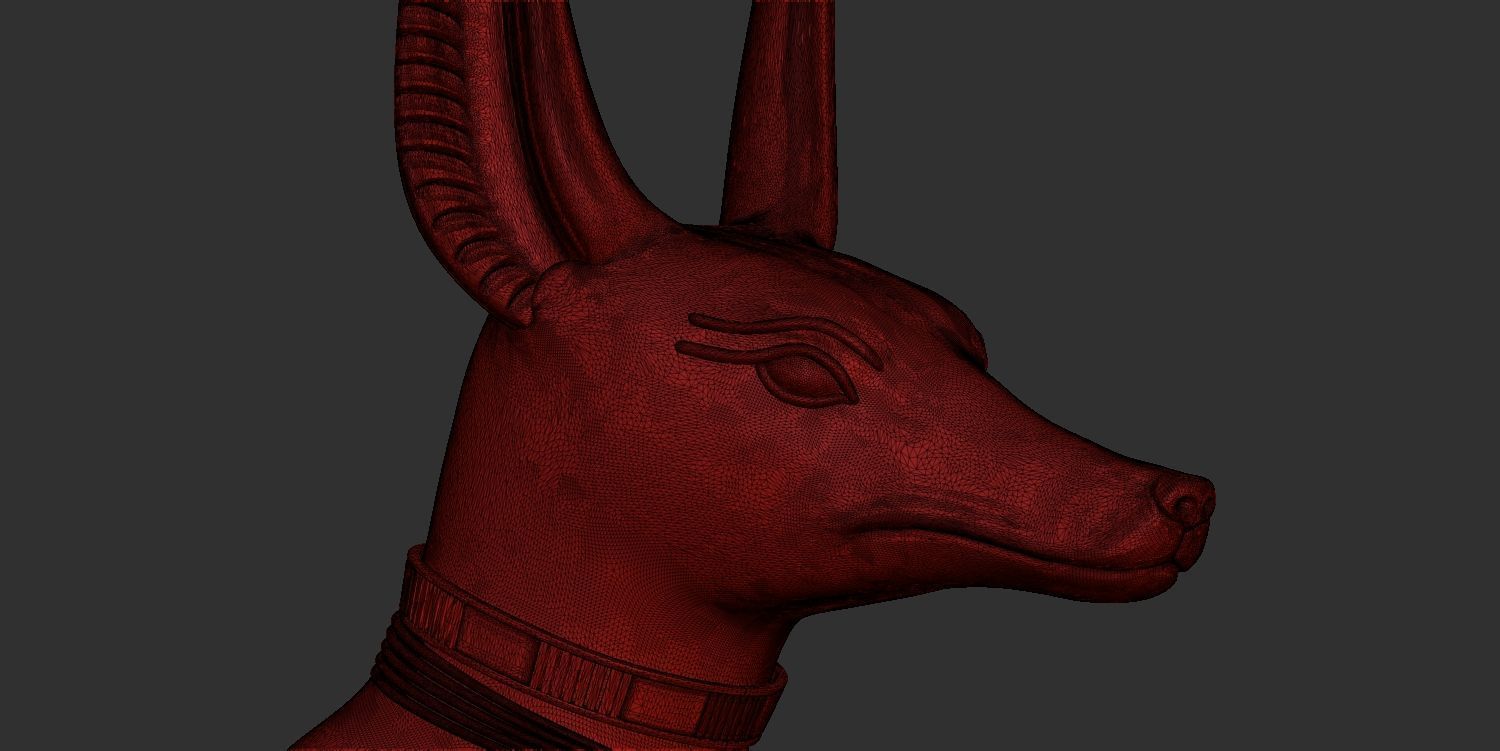 Tutankhamun Anubis Shrine 3d printable model 3D print model_17