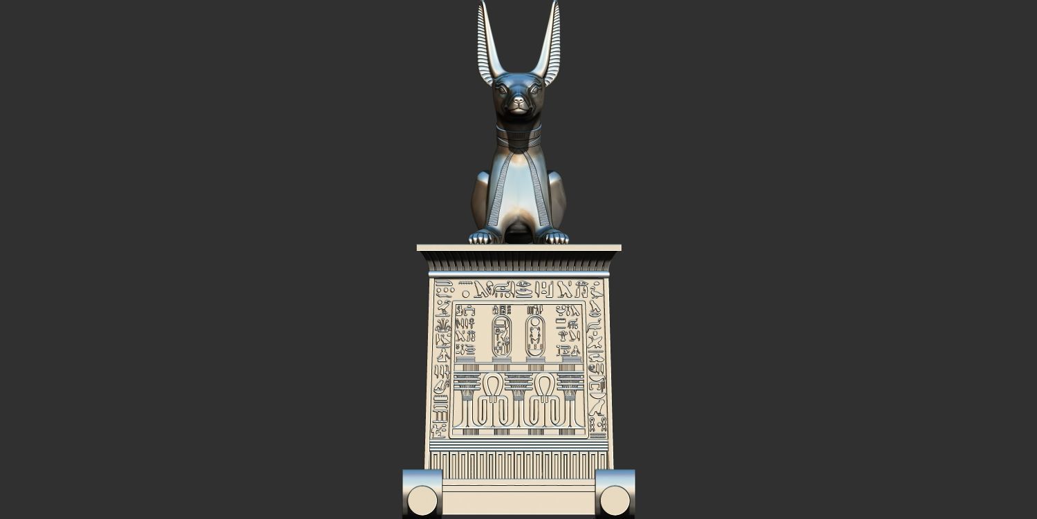 Tutankhamun Anubis Shrine 3d printable model 3D print model_1