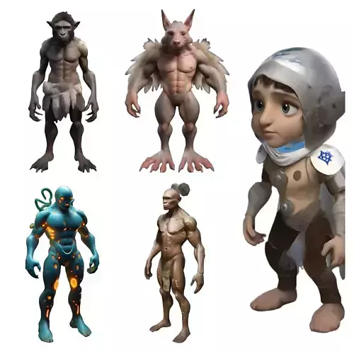 Fantasy Creature Character Collection