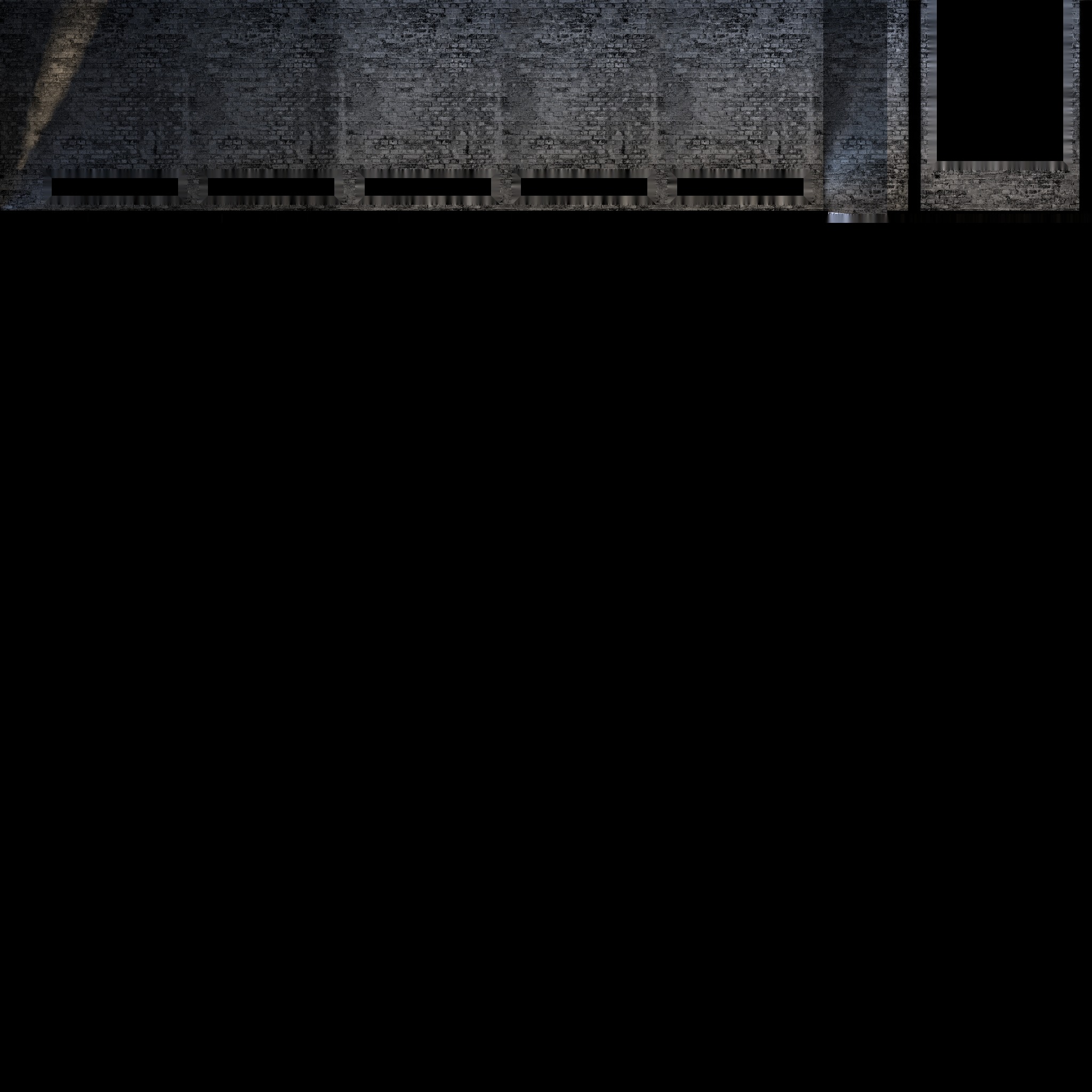 Abandoned Industrial Warehouse - 3D Environment Model Low-poly 3D model_30