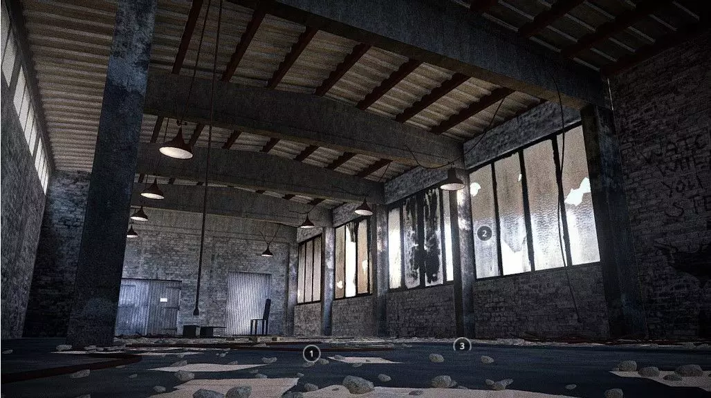 Abandoned Industrial Warehouse - 3D Environment Model Low-poly 3D model_0