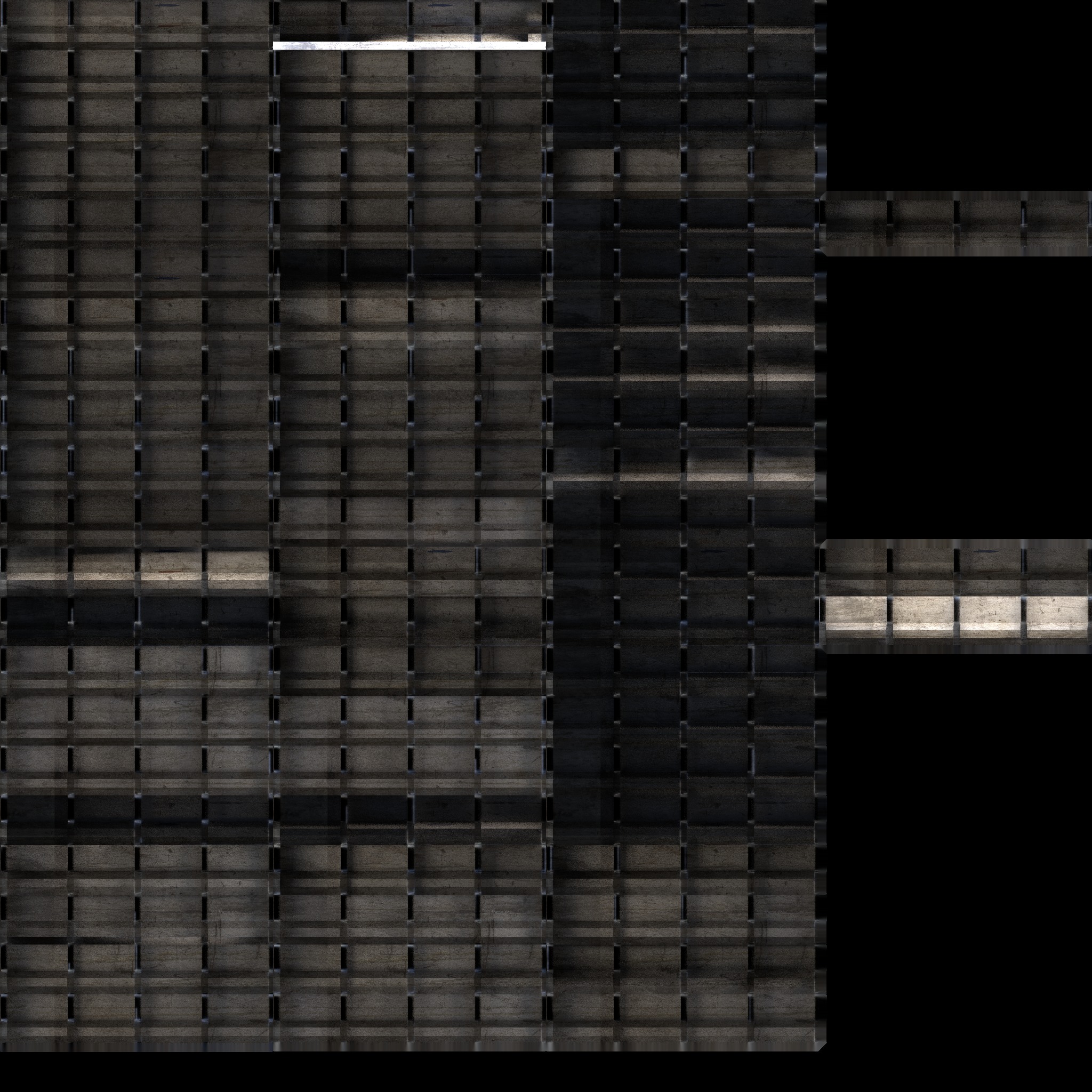 Abandoned Industrial Warehouse - 3D Environment Model Low-poly 3D model_36