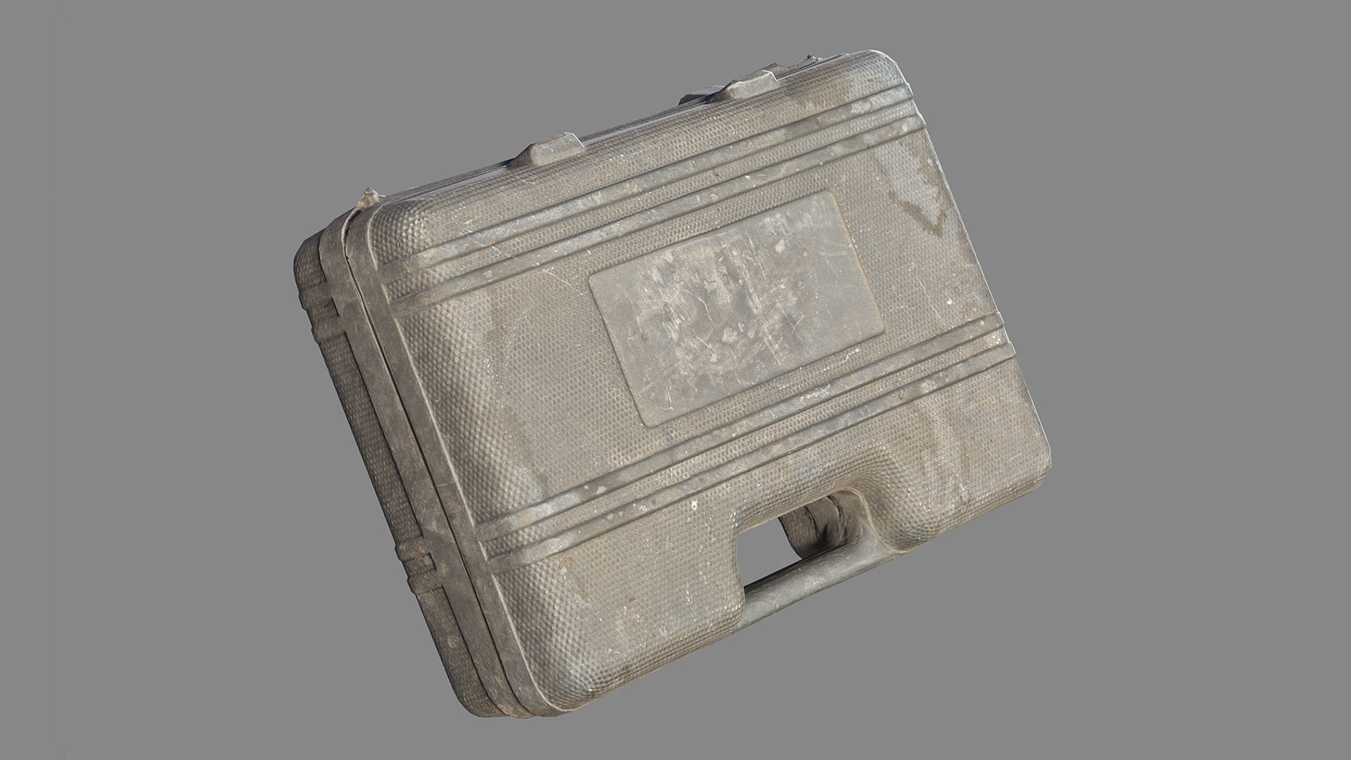 Plastic tool case Low-poly 3D model_1