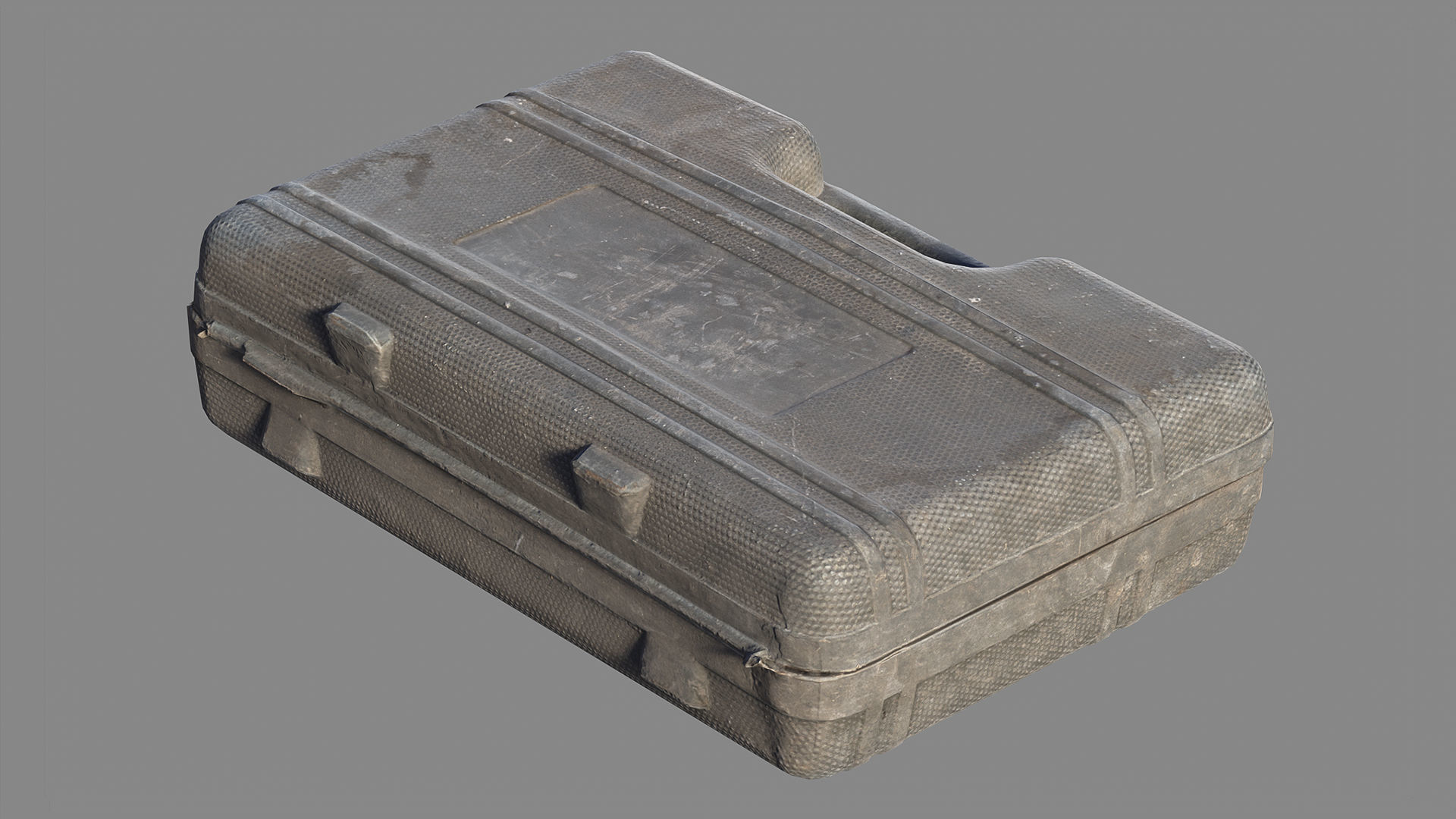 Plastic tool case Low-poly 3D model_4