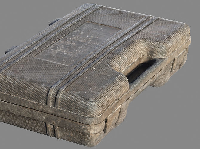 Plastic tool case Low-poly 3D model