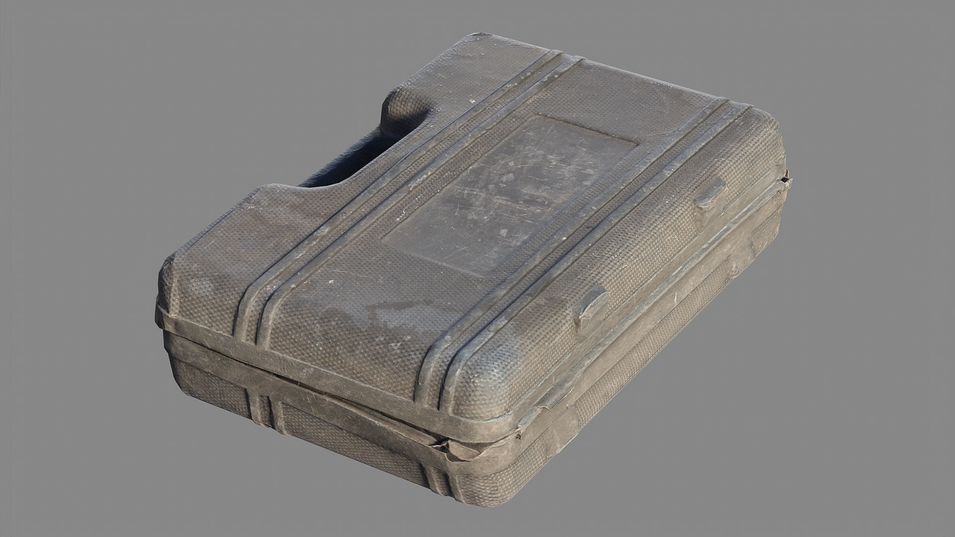 Plastic tool case Low-poly 3D model_2