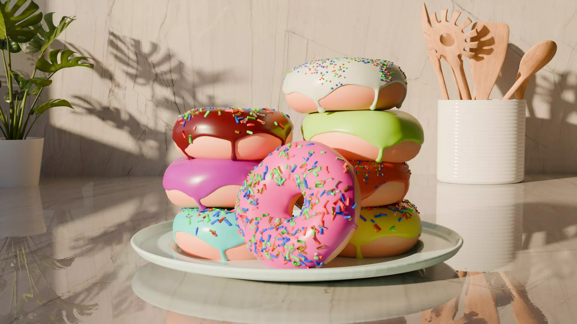 Donut 3D model_0
