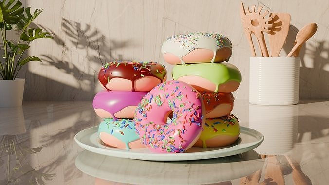 Donut 3D model