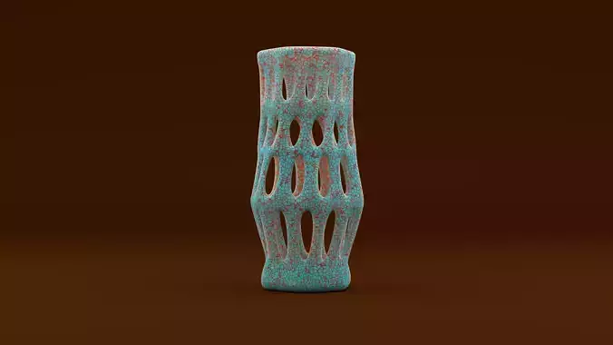 4k  PBR 3D Vase with Advanced Material and Texture