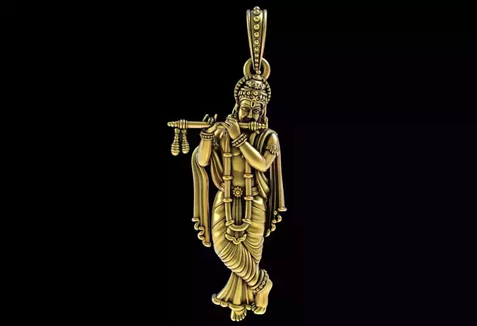 God Krishna Pendant
