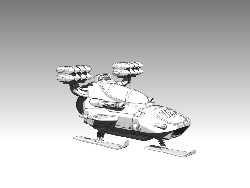 VEHICLE II - PRINTABLE MODEL 3D print model_11