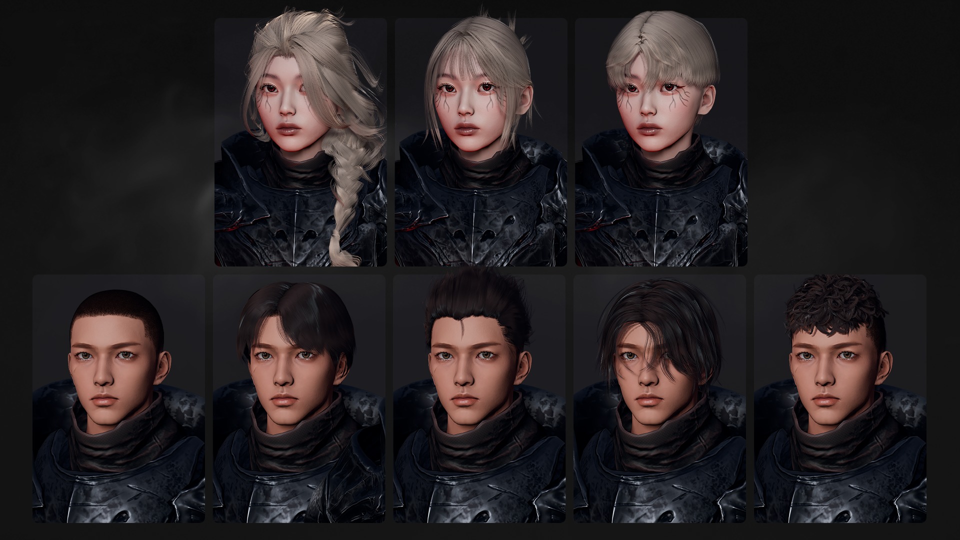 Death Knight - RPG Dark Fantasy Modular Female and Male Low-poly 3D model_10