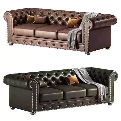 Freddie Leather Sofa