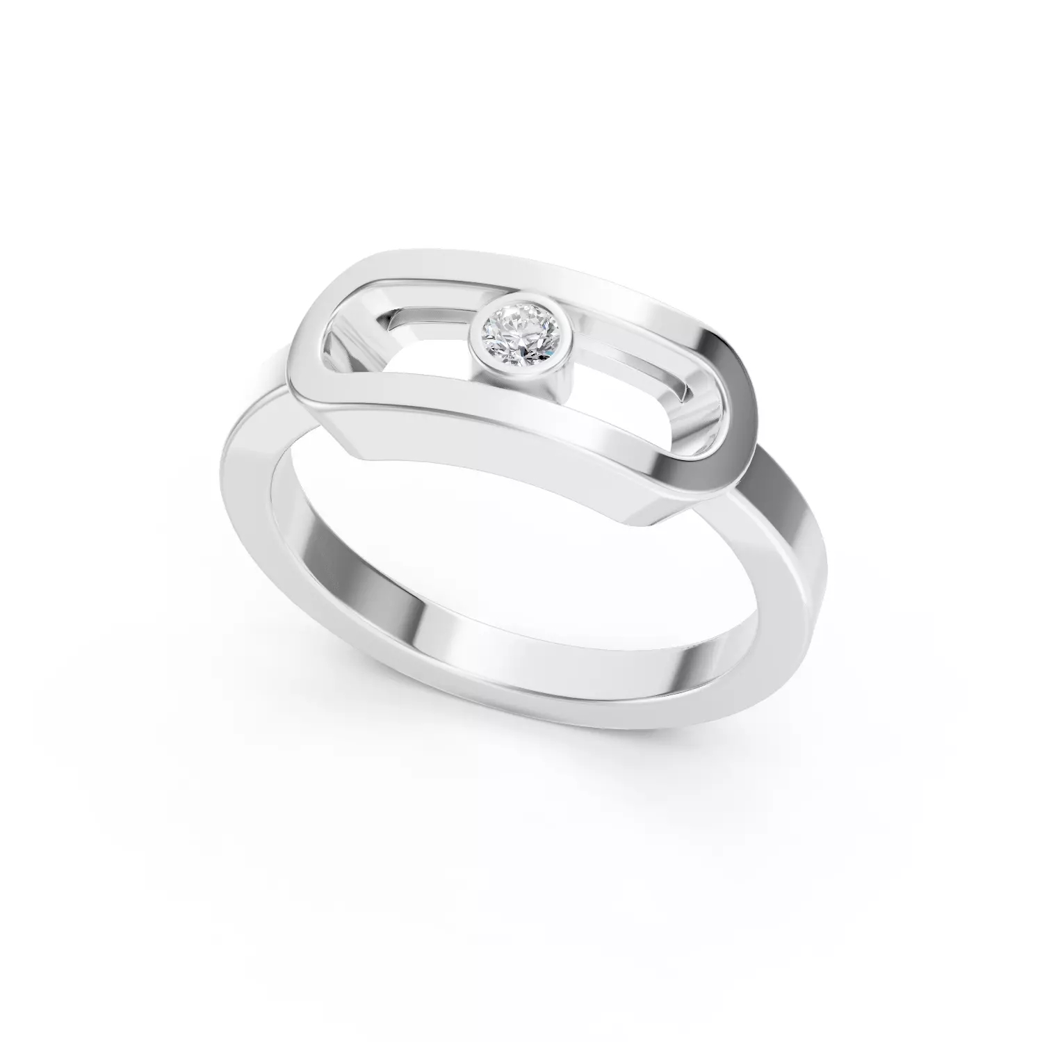 Messika Move Uno Ring 3D print model