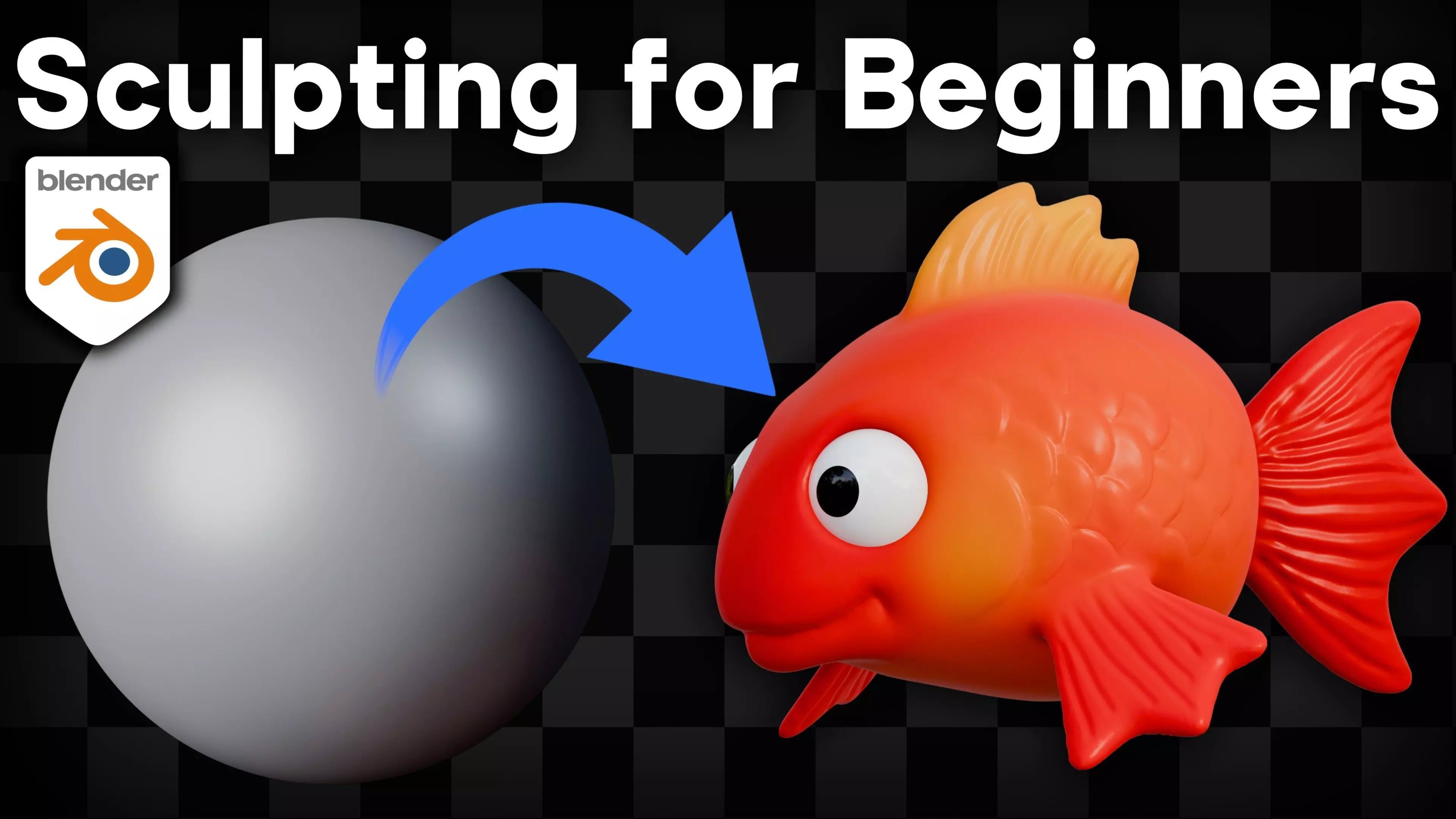 Cute Fish Sculpt - Free Project Files Free 3D model