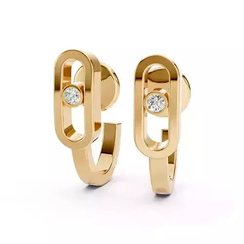 Messika Uno Mini Hoops