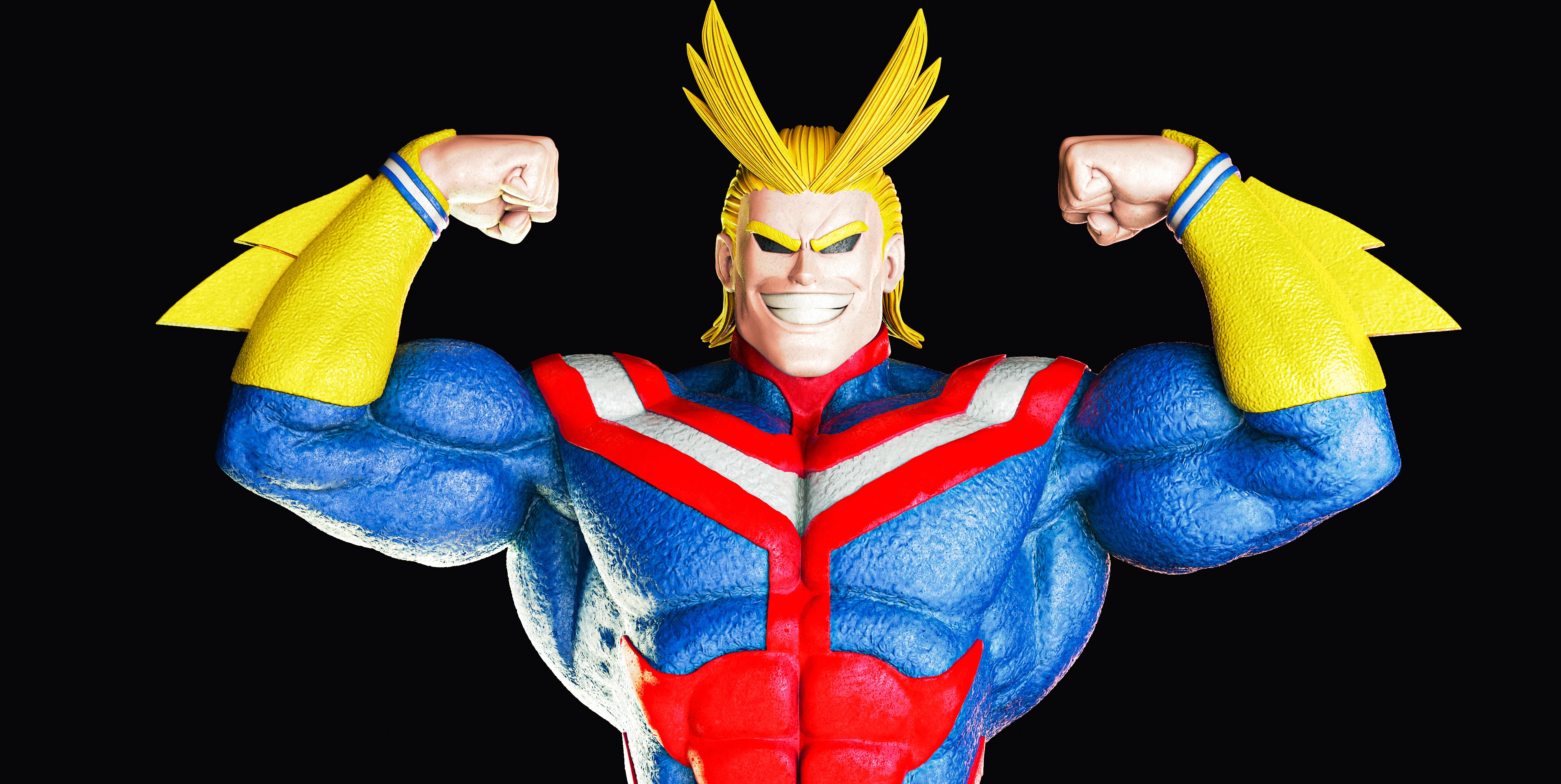 All Might - My hero academia 3D print model_3