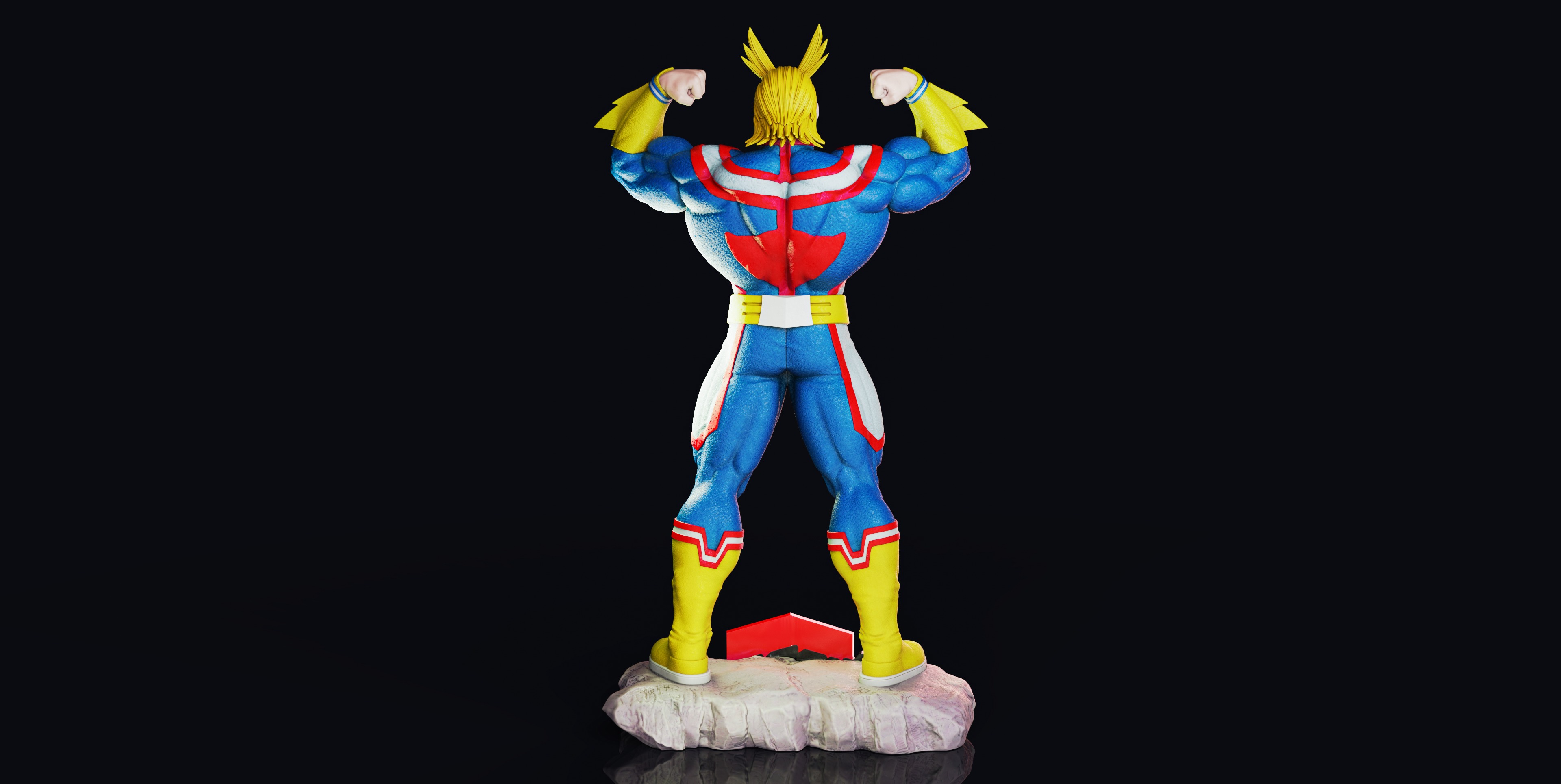 All Might - My hero academia 3D print model_1