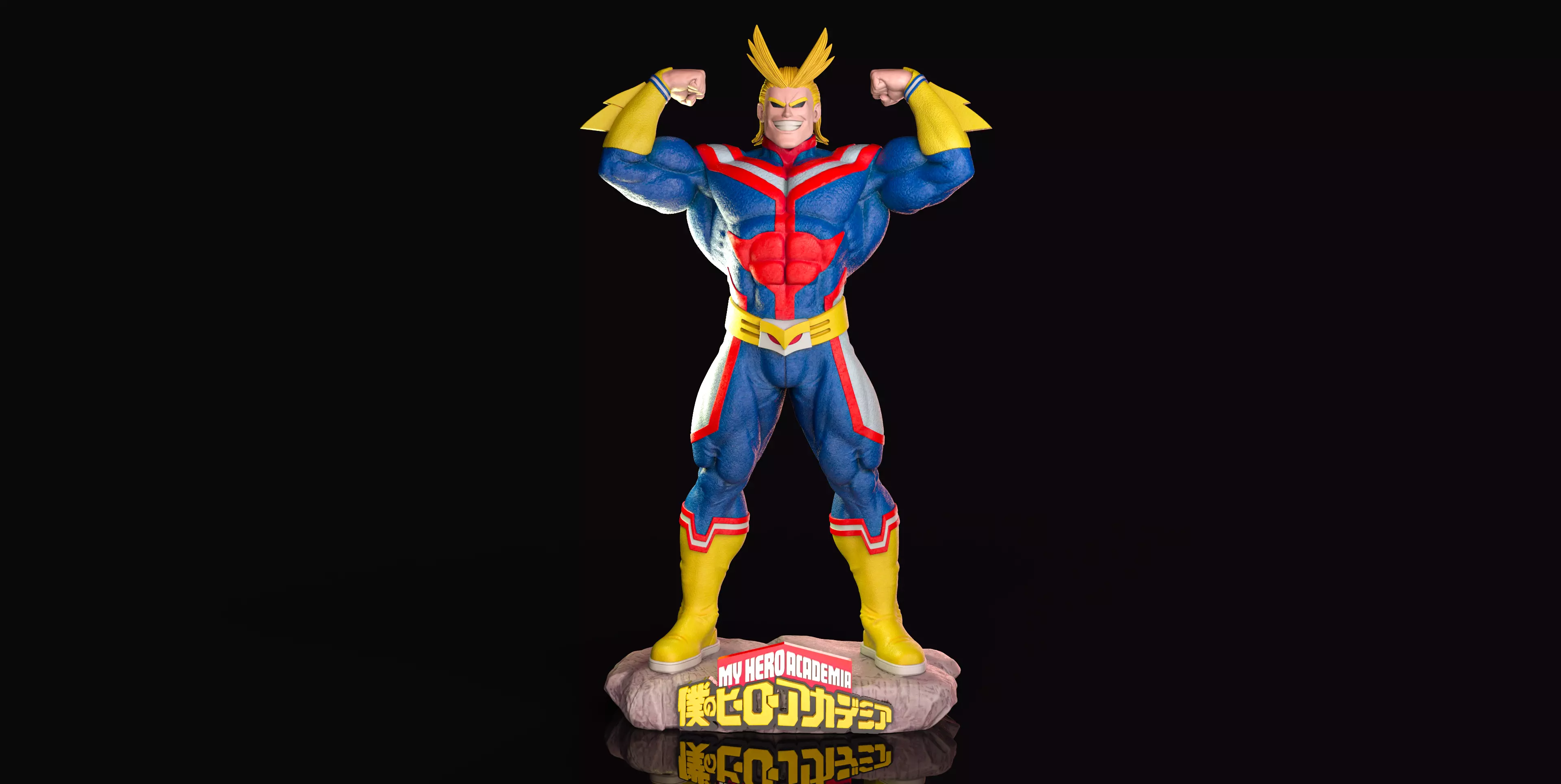 All Might - My hero academia 3D print model_0