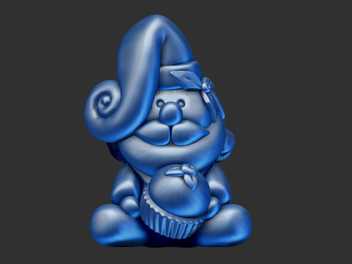 Mini Santa 3D print model_1