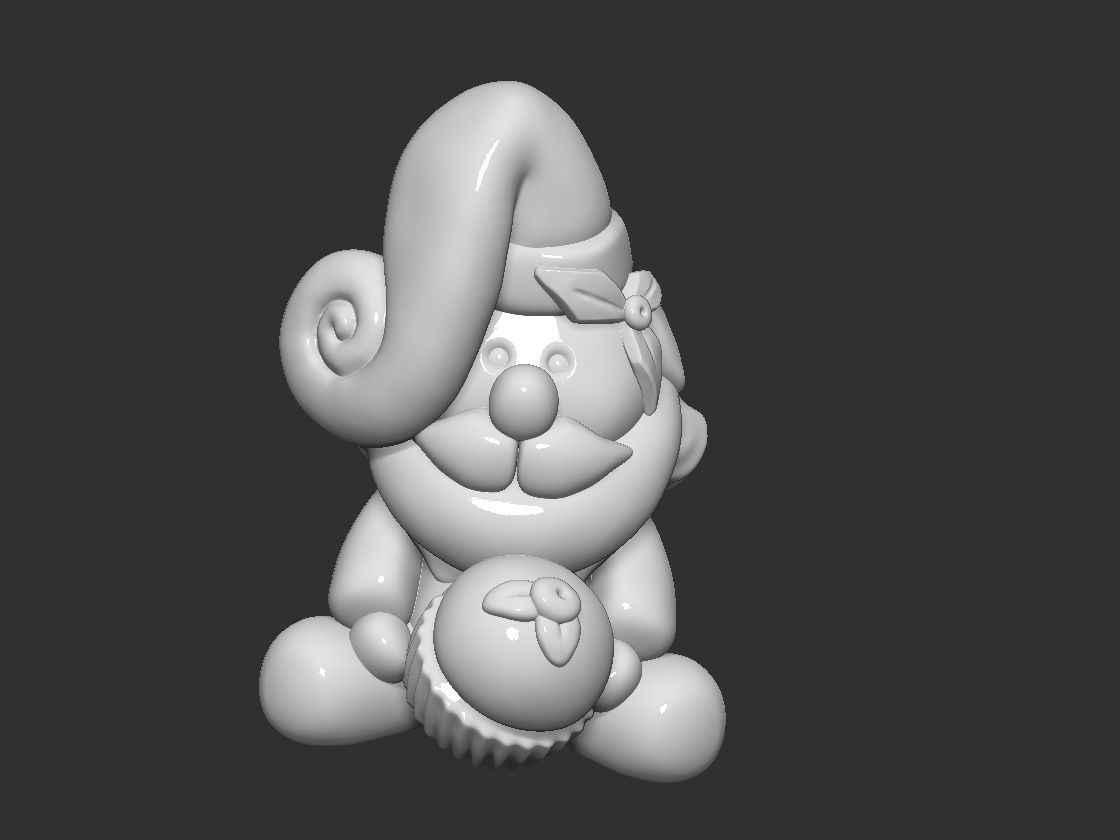 Mini Santa 3D print model_4