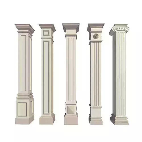 Parametric Classic Columns Family for Revit Pack Two