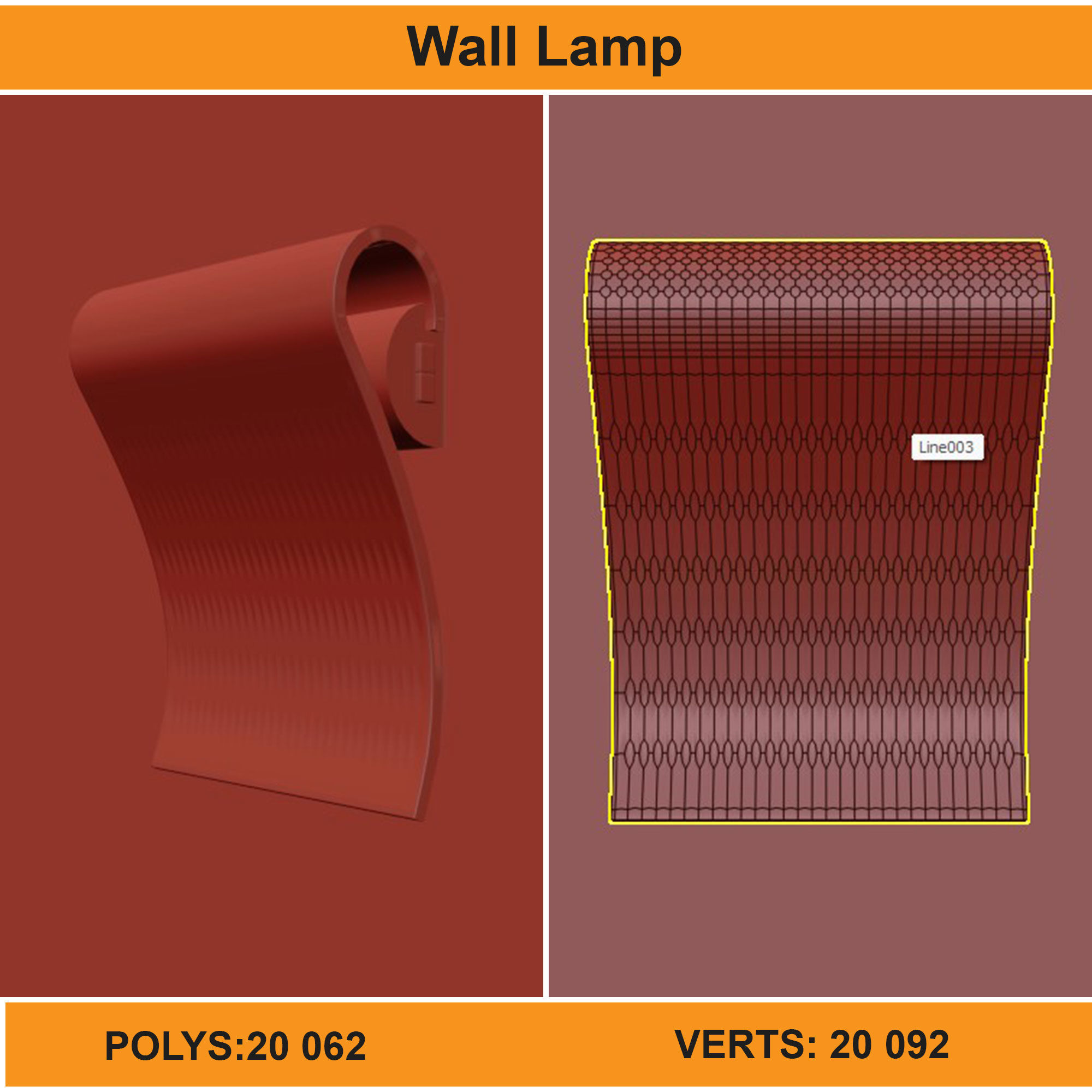 Wall Lamp 3D model_1