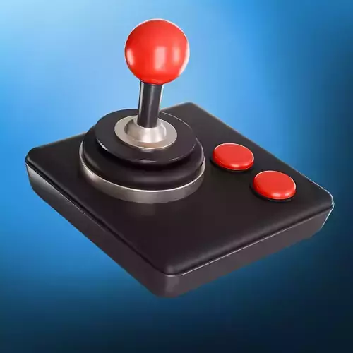 Joystick 3D model with Render Scene File Free 3D model
