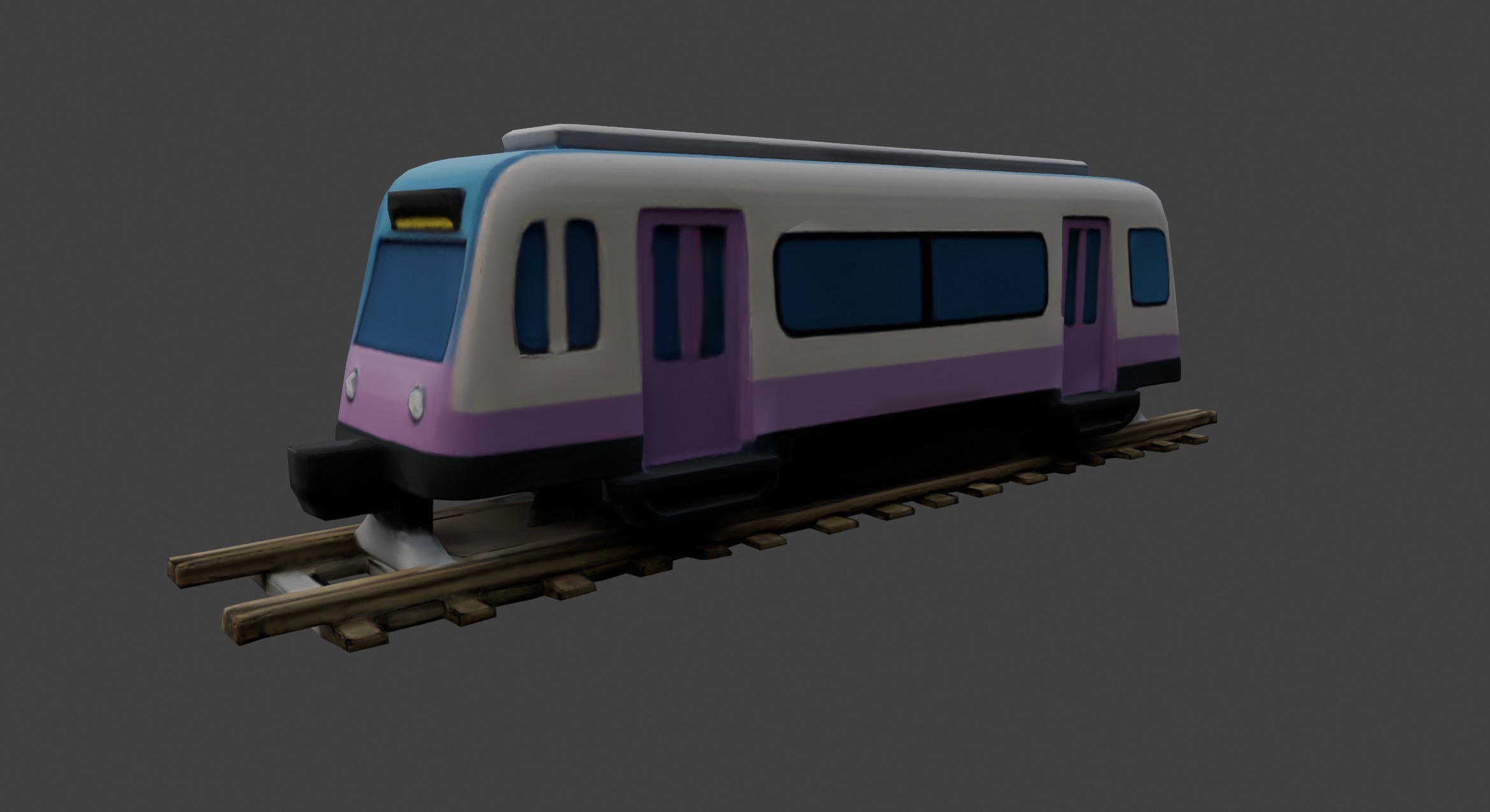 Subway Train 3D Model 3D model_1