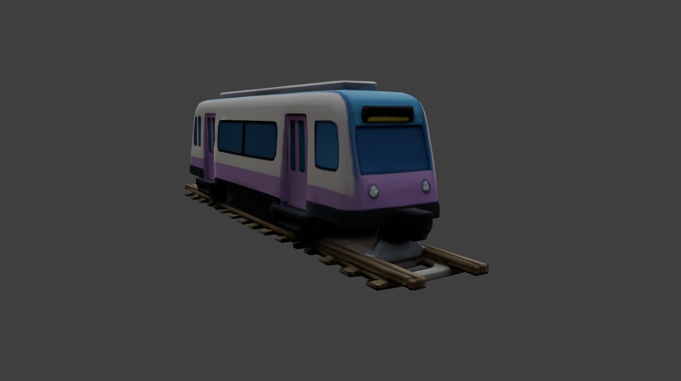 Subway Train 3D Model 3D model_4