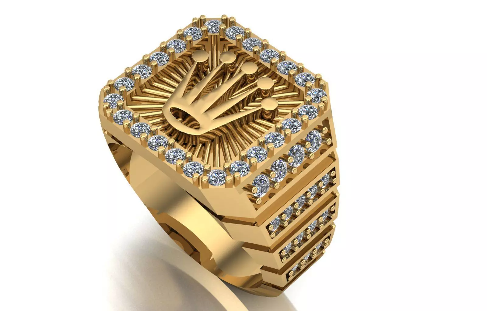 Anillo Tipo R Octogonal 3D print model