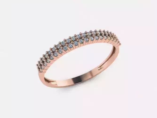 Half Eternity Diamond Band Ring