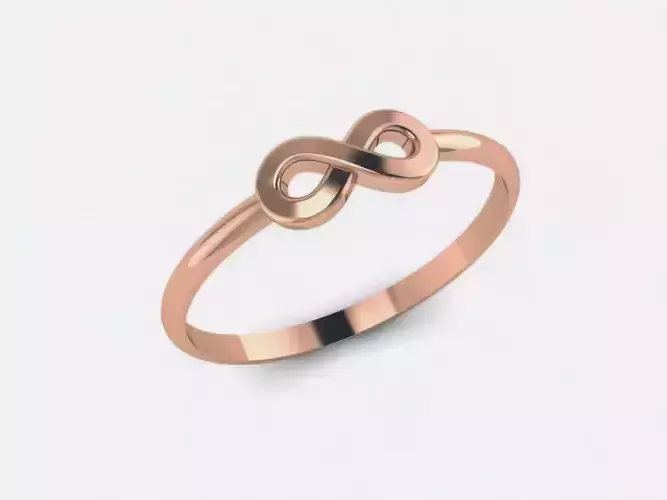 Delicate Plain Gold Ring