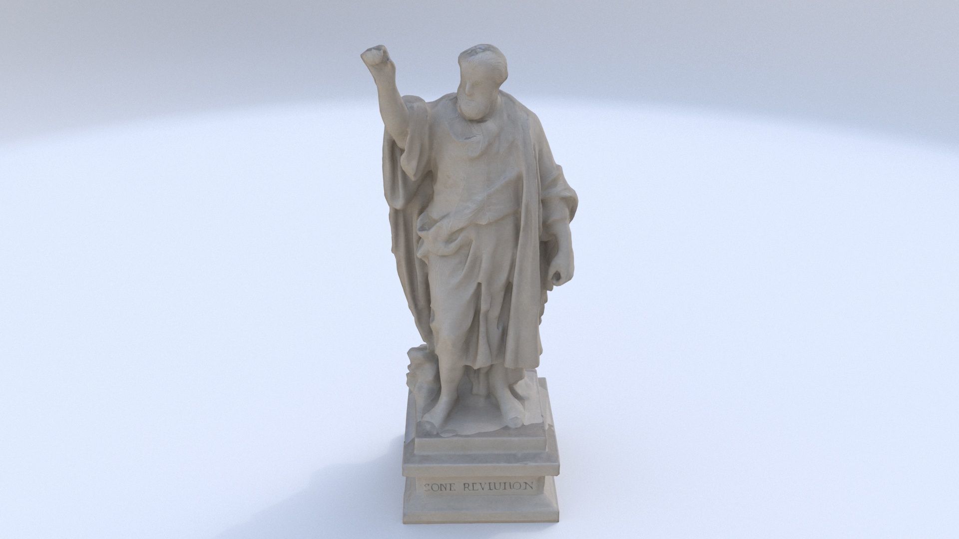 French revolution sculpture 1 3D model_1