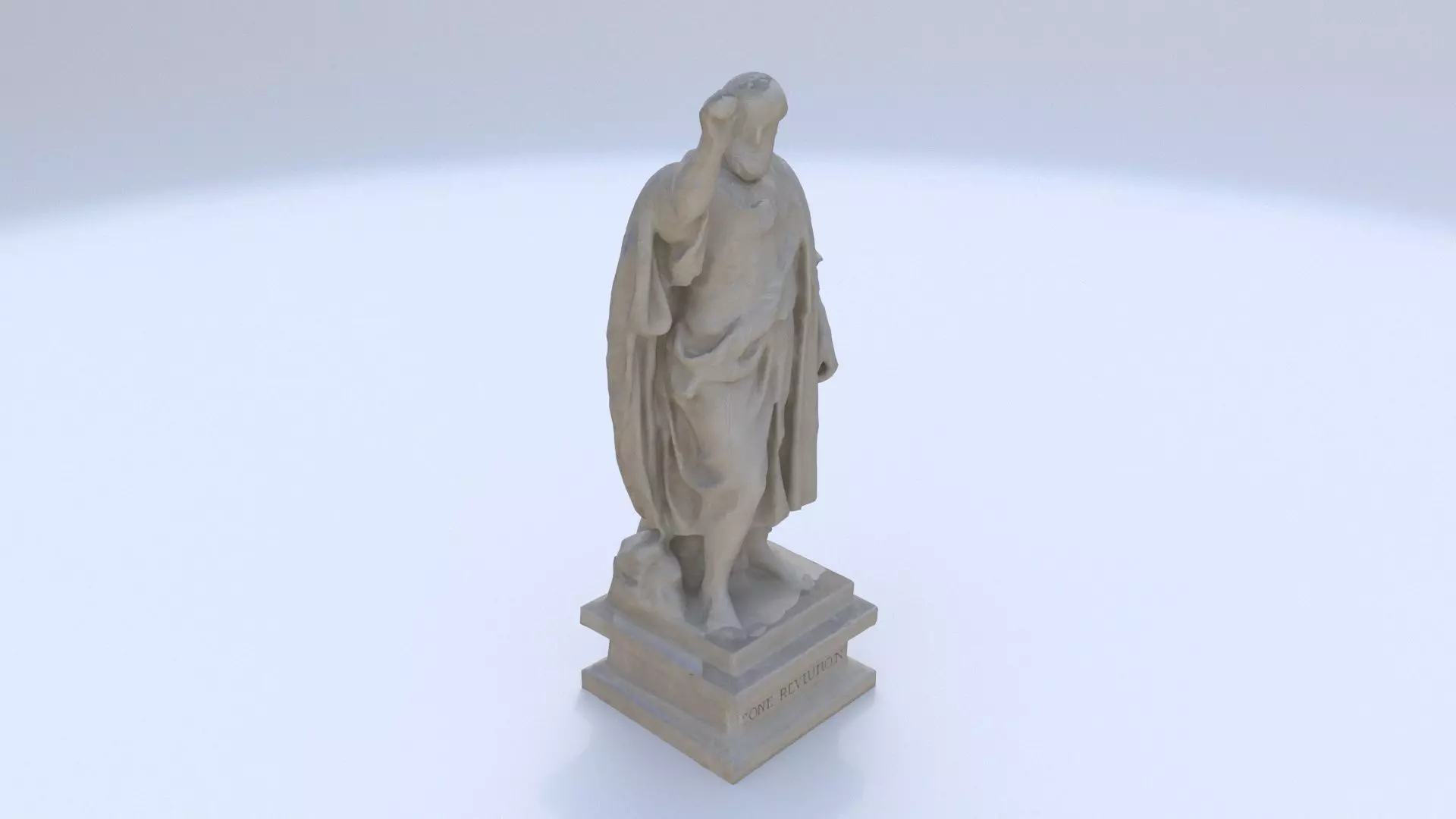 French revolution sculpture 1 3D model_0