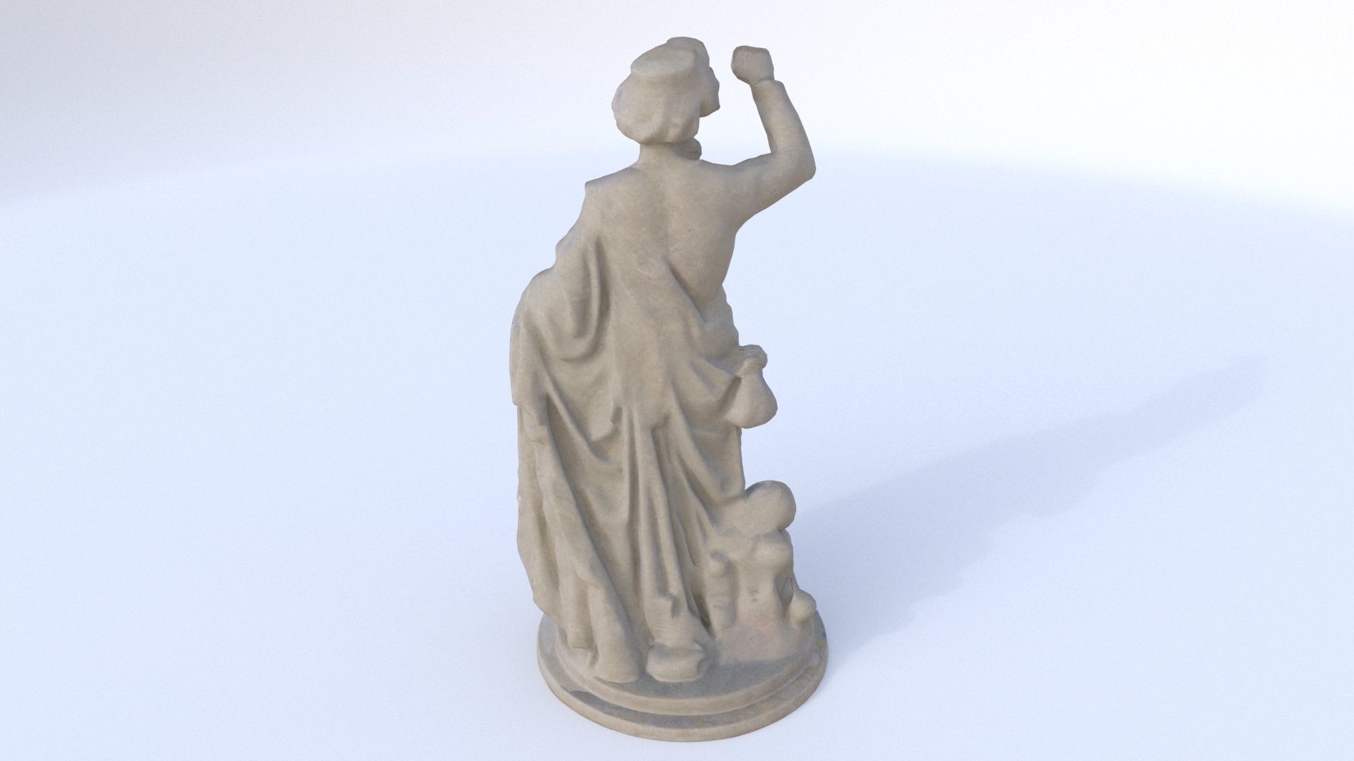 French revolution sculpture 2 3D model_4
