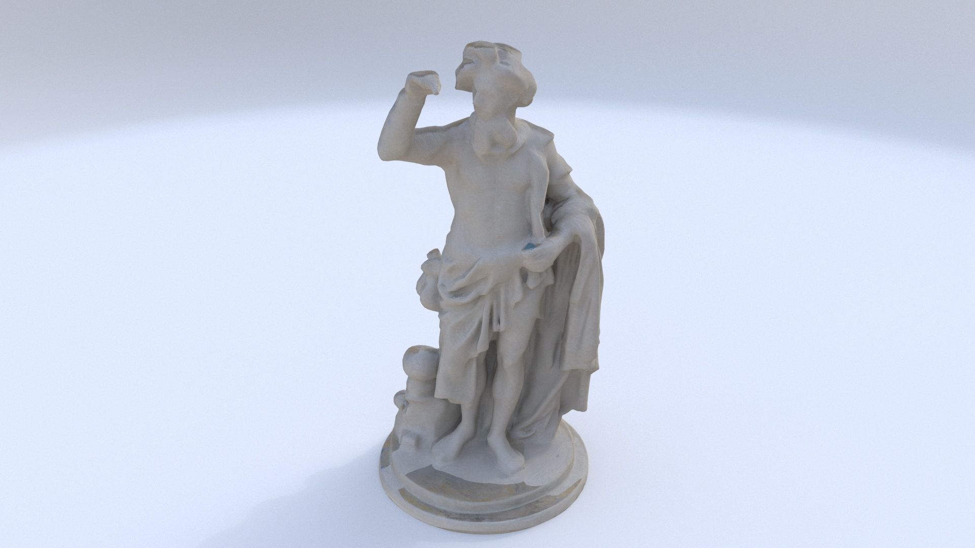 French revolution sculpture 2 3D model_1