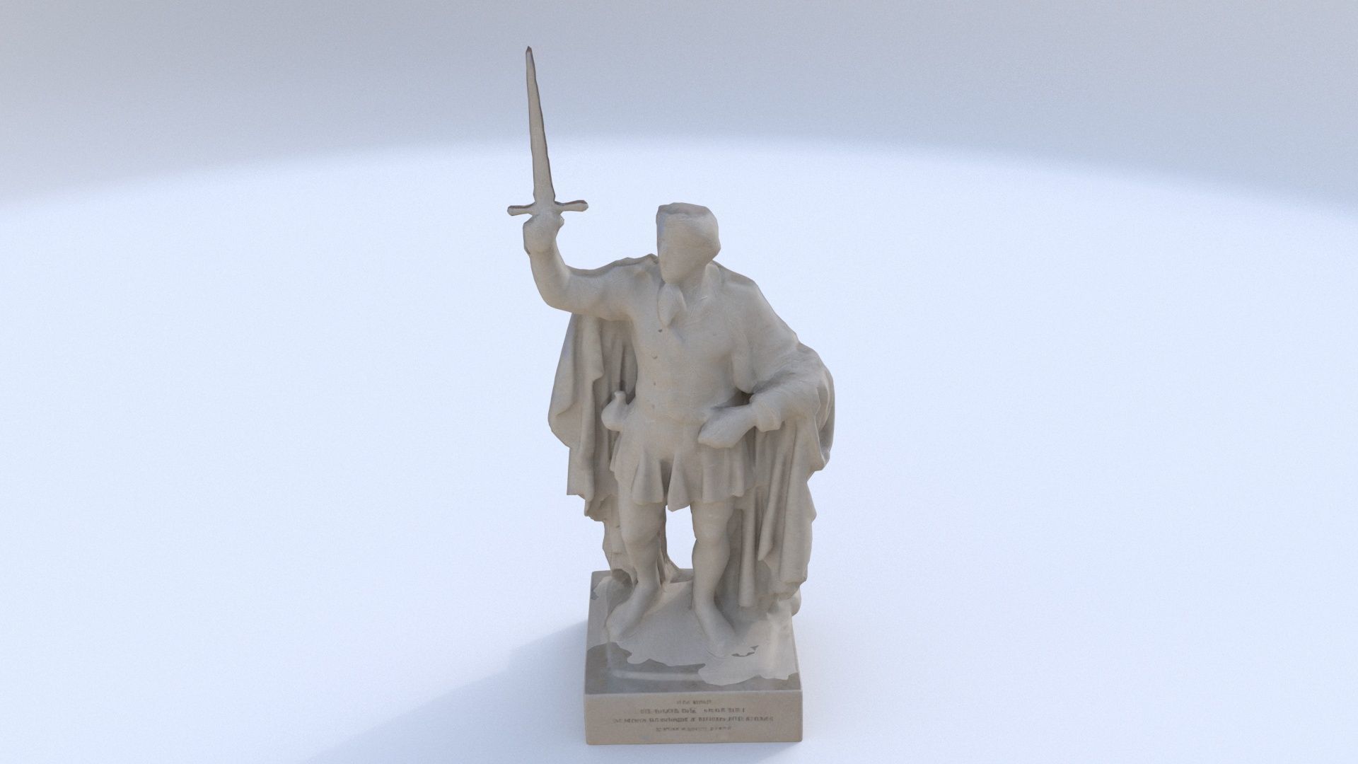 French revolution sculpture 4 3D model_1